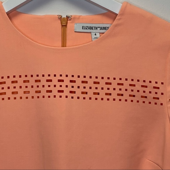 Elizabeth and James Laser Cutout Ari Dress Size 4 - Picture 6 of 17